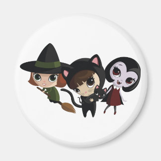 Íman Halloween Girls