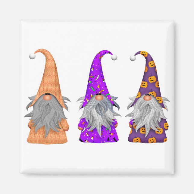 Íman Halloween Gnomos (Frente)