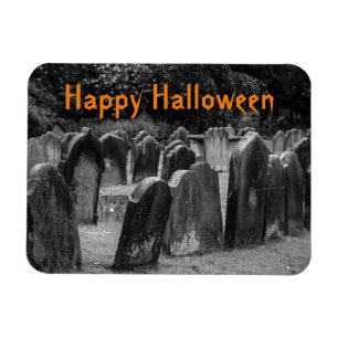 Íman Halloween Graveyard Tombstones 