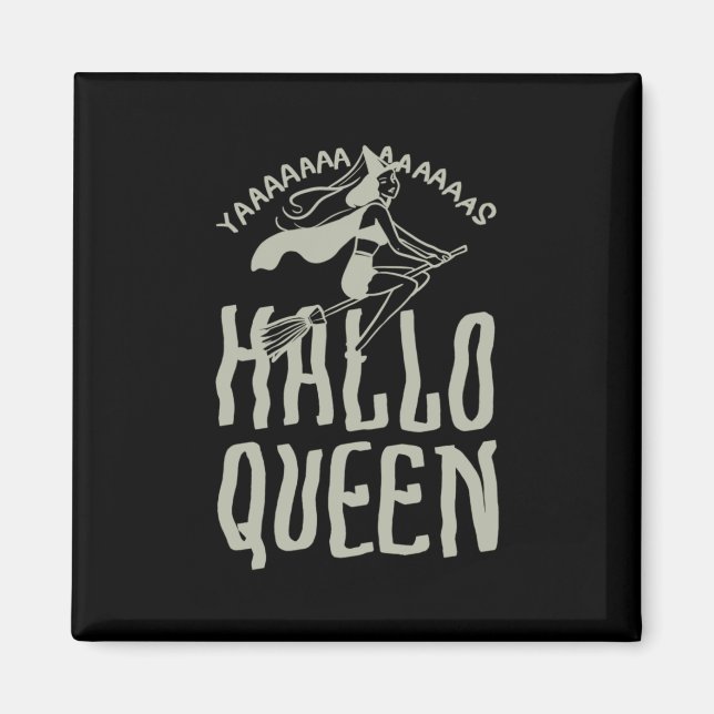 Íman Halloween Hallo Queen (Frente)