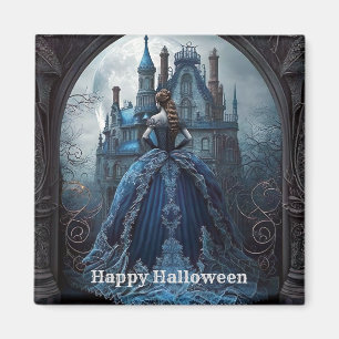 Íman Halloween Hauneen Casa Azul Noite Assustadora