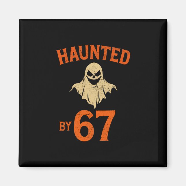 Íman Halloween Haunted 67 Six Seven Meme 1 (23)  (Frente)