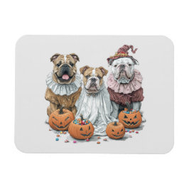 Íman Halloween Inglês Bulls Pumpkin