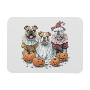 Íman Halloween Inglês Bulls Pumpkin