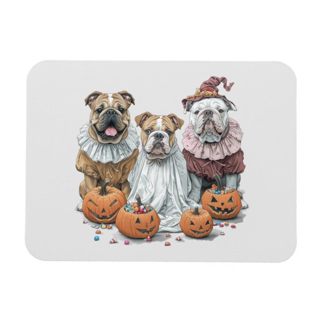 Íman Halloween Inglês Bulls Pumpkin (Horizontal)