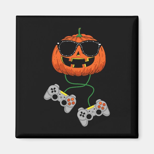 Íman Halloween Jack O Lantern Gamer Boys Brincadeira H (Frente)