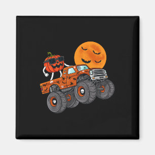 Íman Halloween Jack O Lanterna Monster Truck Toddler Bo