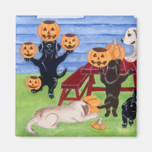 Íman Halloween Labradores!