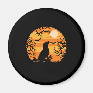 Íman Halloween Lonely Dog Birthday