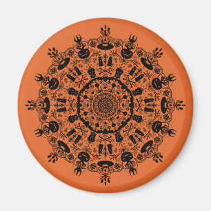 Íman Halloween Mandala