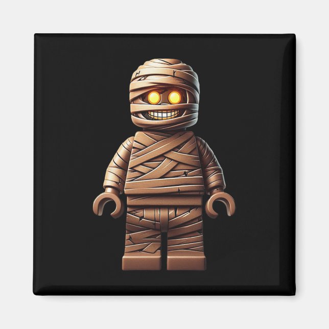 Íman Halloween Master Builder Mummy Kids Building Block (Frente)