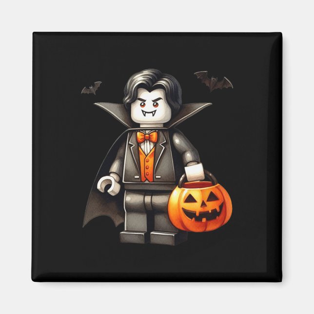 Íman Halloween Master Builder Vampire Kids Building Blo (Frente)