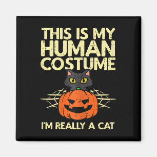Íman Halloween Meu Figurino Humano Eu Sou Uma Mulher De