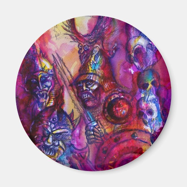 Íman HALLOWEEN MONSTERS / ORK WAR Fantasy (Frente)