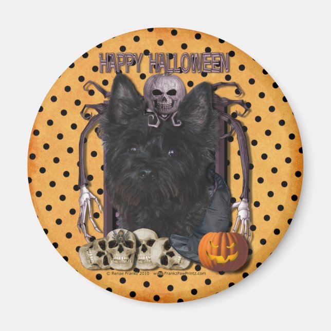 Íman Halloween Nightmare - Cairn Terrier - Rosco (Frente)