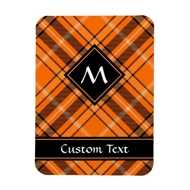 Íman Halloween Orange Tartan (Vertical)