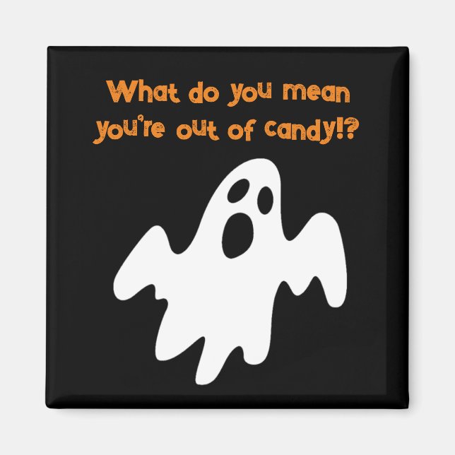 Íman Halloween Out Candy Funny Ghost (Frente)