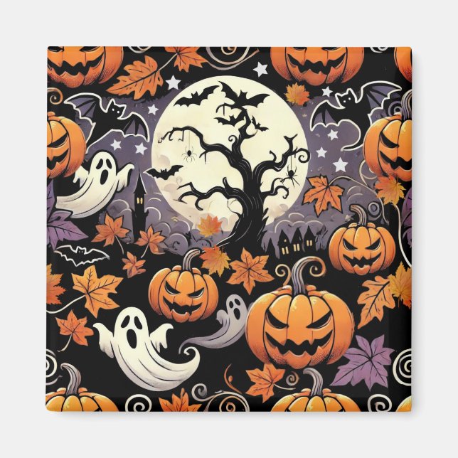 Íman Halloween/outono/outono (Frente)