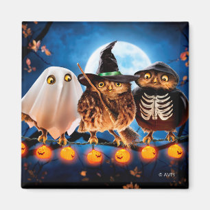 Íman Halloween Owls