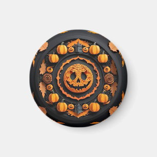 Íman Halloween Papercuat Mandala