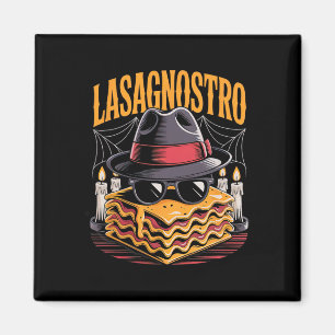 Íman Halloween Pasta Meme Mafia Parody Funny Lasagna Ar