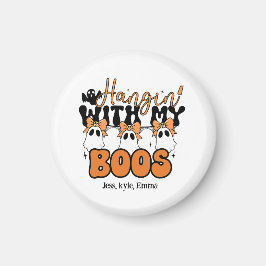 Íman Halloween - Personalizado "Hangin" Com Meus Boos
