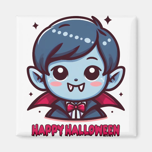Íman Halloween - Petit vampire mignon (Frente)