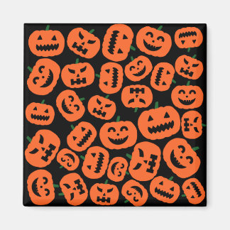 Íman Halloween Pumpkin Faces Magnet