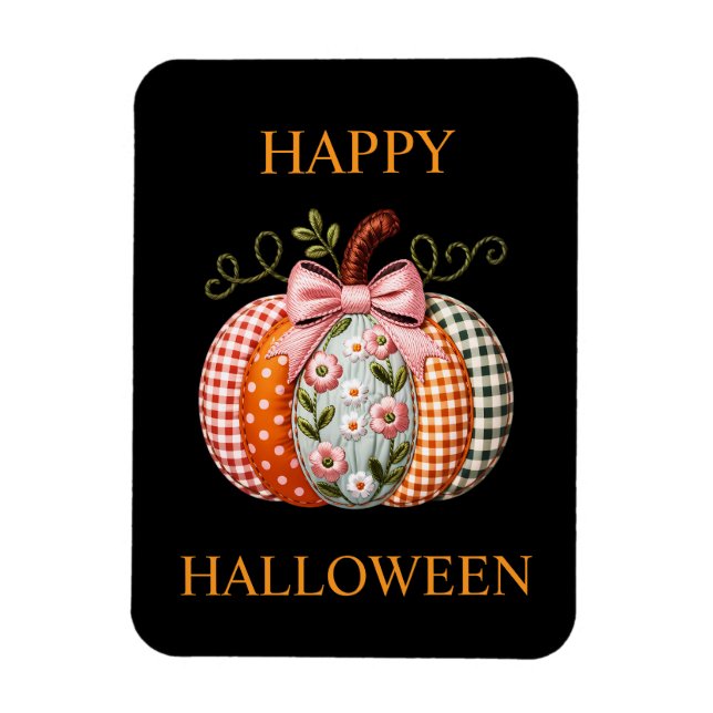 Íman Halloween Pumpkin Holiday Magnet (Vertical)