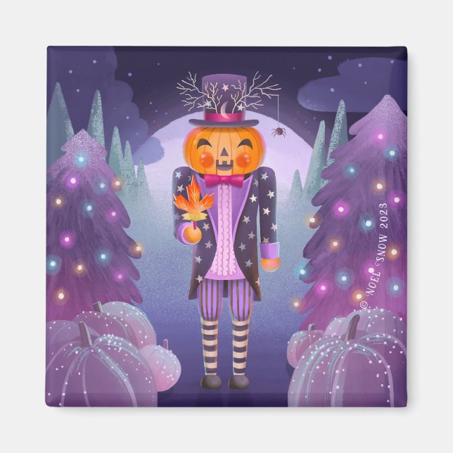 Íman Halloween Pumpkin Nutcracker (Frente)