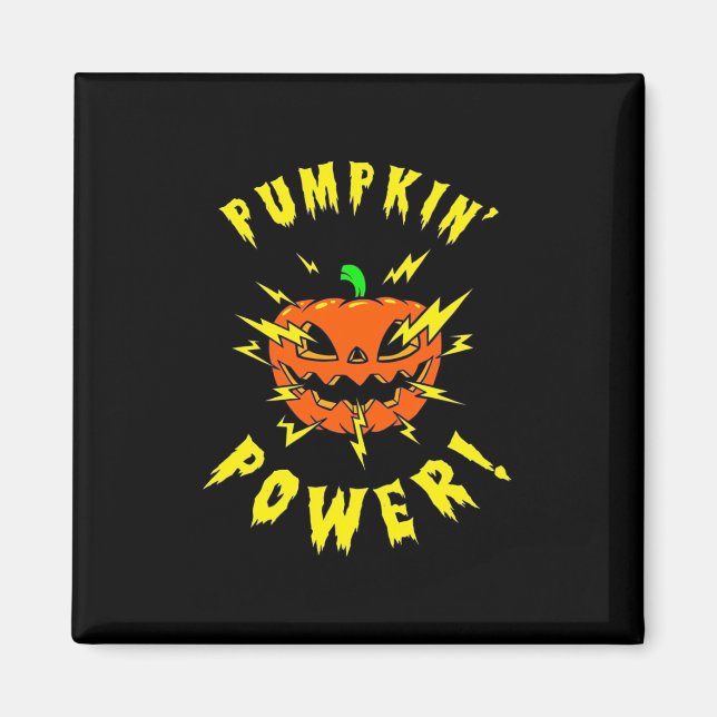 Íman Halloween Pumpkin Power (Frente)