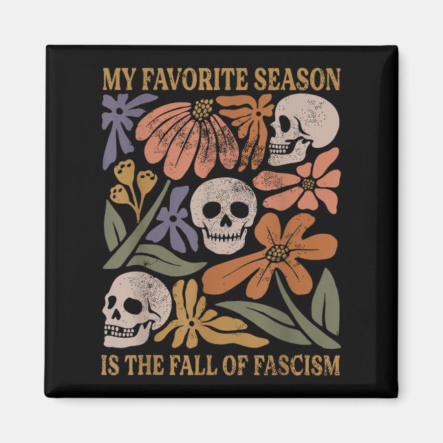 Íman Halloween Retro My Favorite Season Is The Fall Of  (Frente)