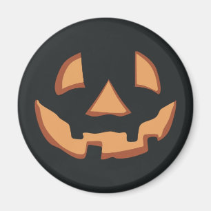 Íman Halloween - rosto de abóbora