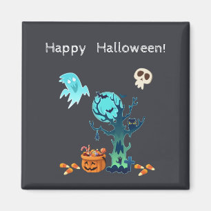 Íman Halloween Sapatinhos Fantasmas Bats Skulls & Candy
