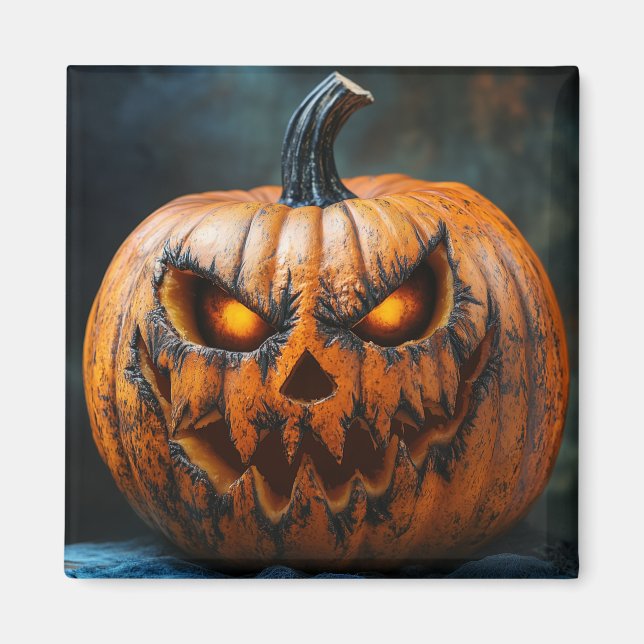 Íman Halloween Scary Pumpkin Magnet (Frente)