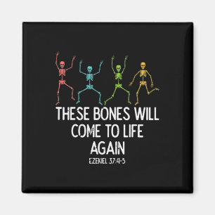 Íman Halloween Skeleton Cristãos Engraçados Homens Mulh