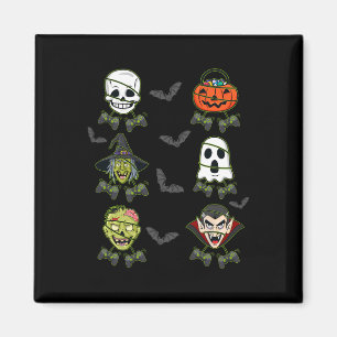 Íman Halloween Skeleton Gaming Bruxa Vampiro Zombie Boy