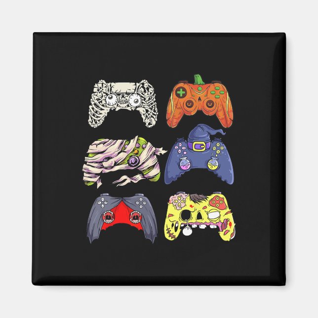 Íman Halloween Skeleton Zombie Bruxa Controladora Mummy (Frente)