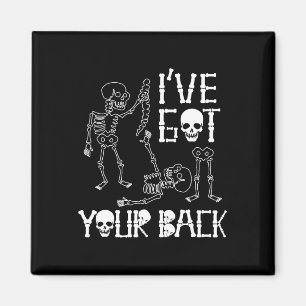 Íman Halloween Skeletons Eu Tenho Seus Homens De Costum