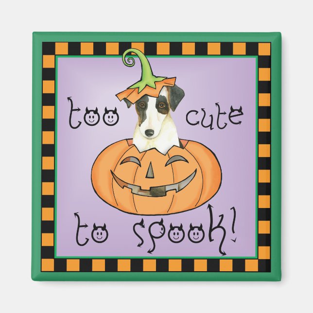 Íman Halloween Smooth Fox Terrier (Frente)
