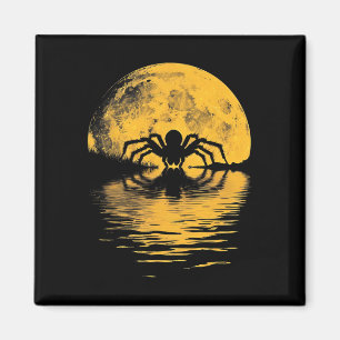Íman Halloween Spider Full Moon Scary Spooky Figurume P