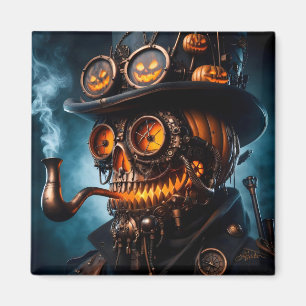 Íman Halloween Steampunk Gothic Jack-O-Lantern