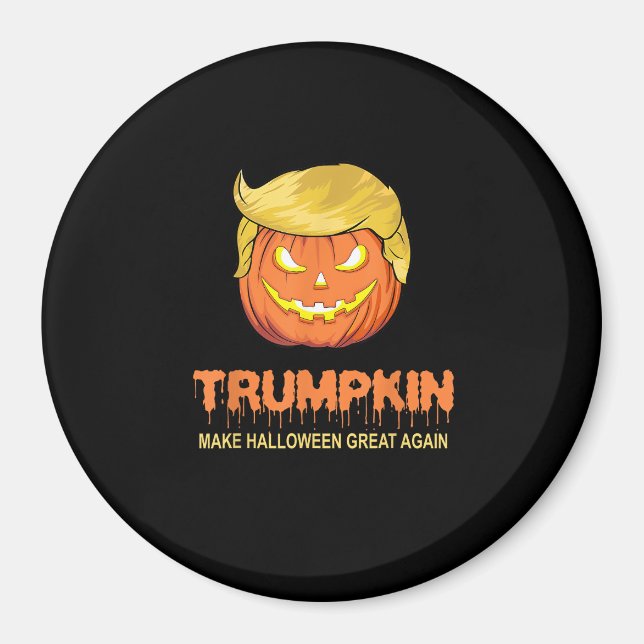 Íman Halloween Trumpkin - Faça o Excelente de Halloween (Frente)