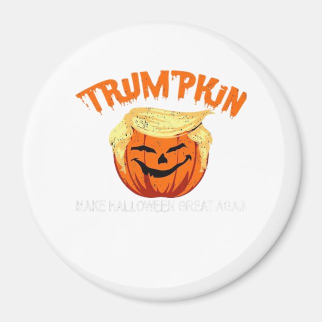 Íman Halloween Trumpkin Faz Excelente de Halloween nova (Frente)