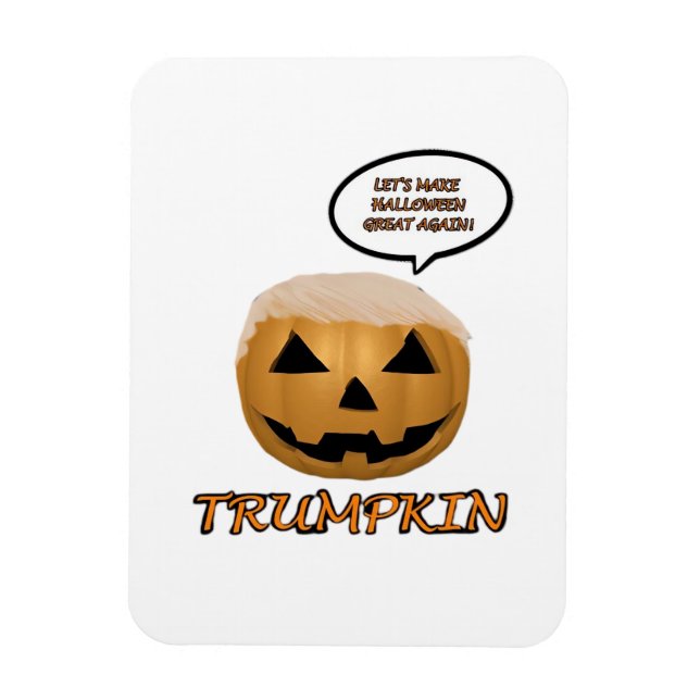 Íman Halloween Trumpkin Feita (Vertical)