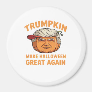 Íman Halloween Trumpkin - Paródia assustadora citação p