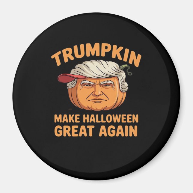 Íman Halloween Trumpkin Torna O Excelente De Halloween  (Frente)