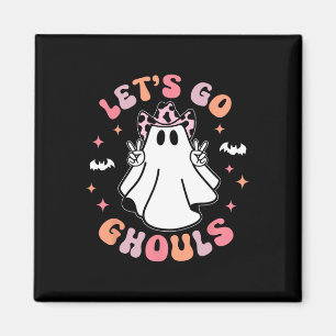 Íman Halloween Vamos Ir Ghouls Fantasma Retro Costume W