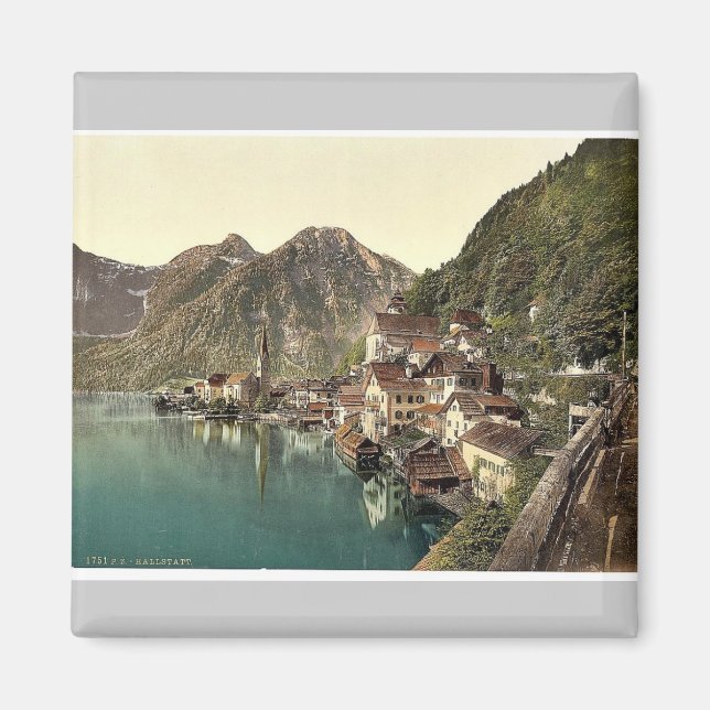 Íman Hallstatt, Alta Áustria, Áustria-Hungria clássico  (Frente)