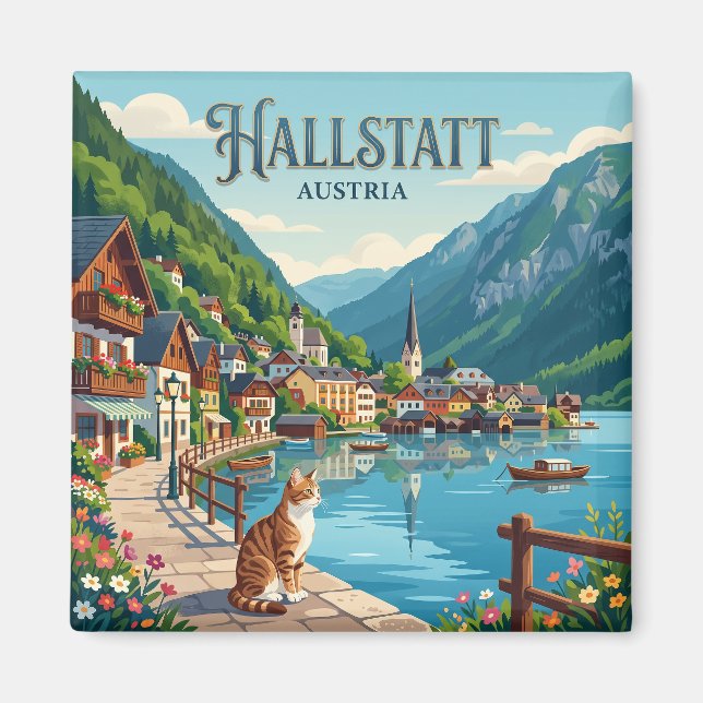 Íman Hallstatt Áustria (Frente)
